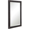 Gower Aged Black Vanity Mirror, by Uttermost, 2'1.25" width x 2'10.62" height x 1.5" depth thumbnail 4