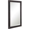 Gower Aged Black Vanity Mirror, by Uttermost, 25.25" width x 34.62" height x 1.5" depth thumbnail 4