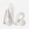 Silent Wave White Sculptures Set/2, Figurines & Statue by Uttermost, 8.75" width x 15" height x 7.5" depth thumbnail 1