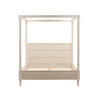 Marcellina Bed King Whitewash, by Dovetail, 80.5" width x 90" height x 87.3" depth thumbnail 2