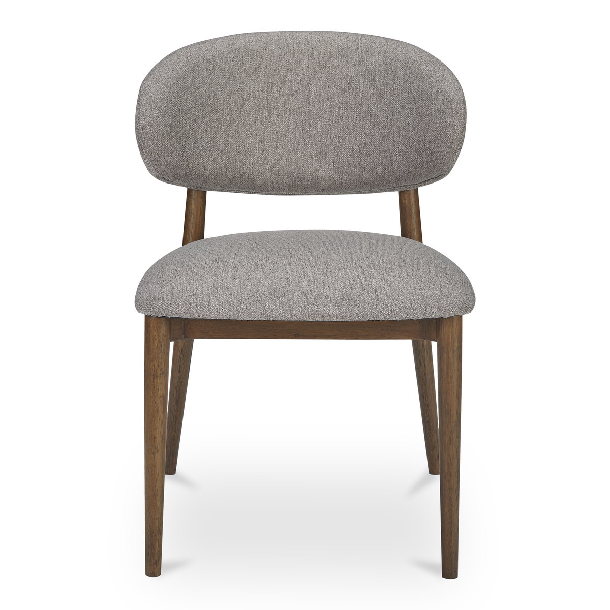 Ellie Dining Chair Light Brown, by Moe's Home, 19.5" width x 32" height x 20.5" depth View 1