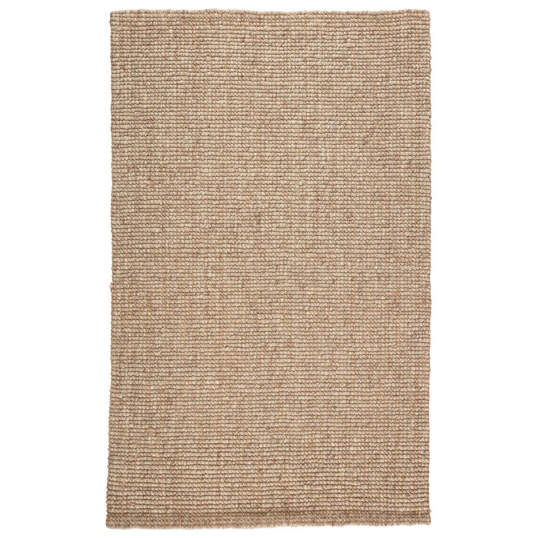 Oceana Natural Solid Light Gray/ Tan Area Rug large image 