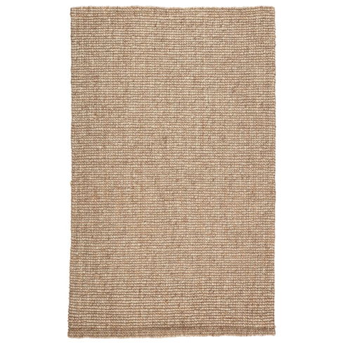 Oceana Natural Solid Light Gray/ Tan Area Rug