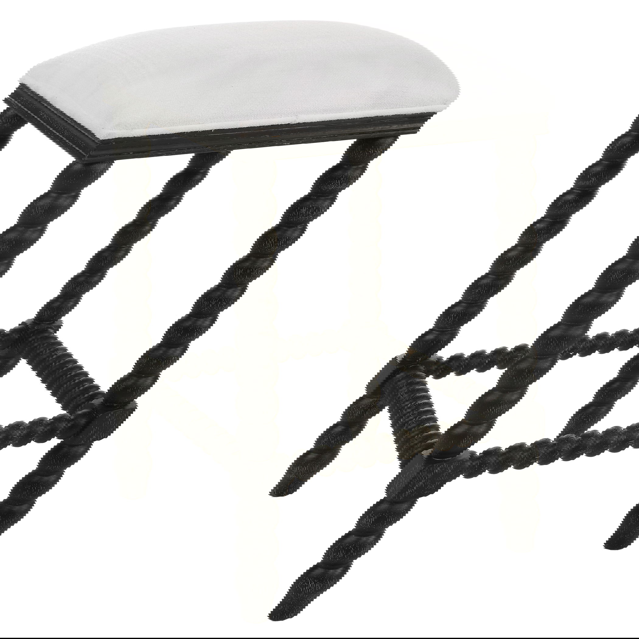 Pryce Black Backless Counter Stool large image 