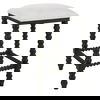 Pryce Black Backless Counter Stool thumbnail 0