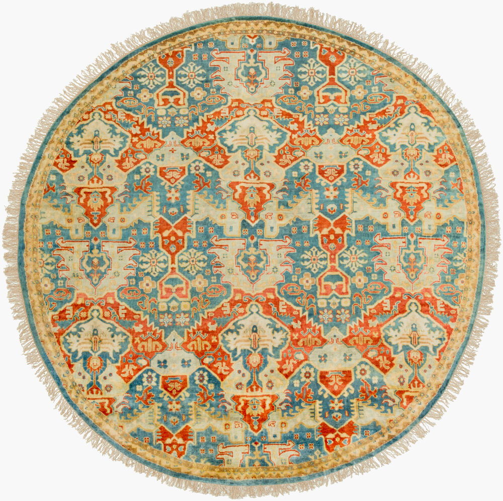 Antolya Handmade Rug, by Surya, 8' length x 8' width