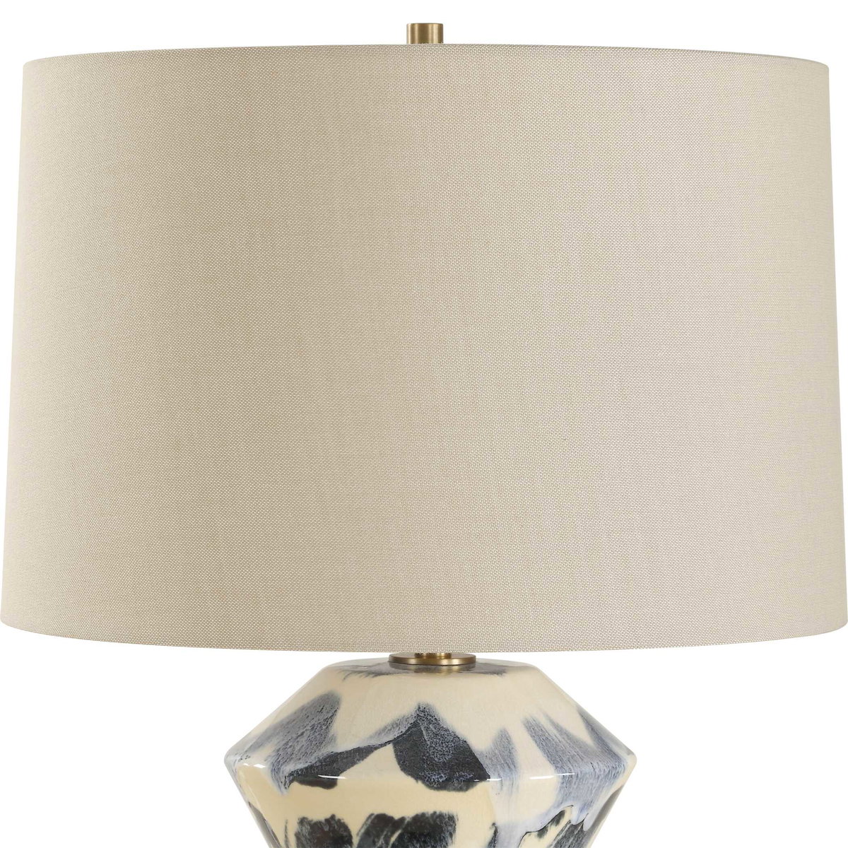 Oranda Abstract Geometric Table Lamp, by Uttermost, 17" width x 28.5" height x 17" depth View 6