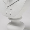 Murray 13H White Painted Resin Fox in a Suit Bust, Decorative Object by Mercana, 6.3" length x 5.51" width x 12.8" height thumbnail 7