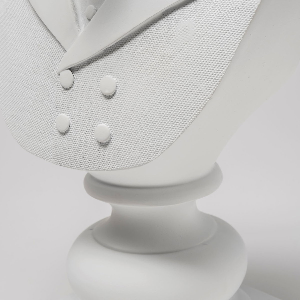 Murray 6L x 5W White Resin Business Fox, Decorative Object by Mercana, 6.3" length x 5.51" width x 12.8" height View 7