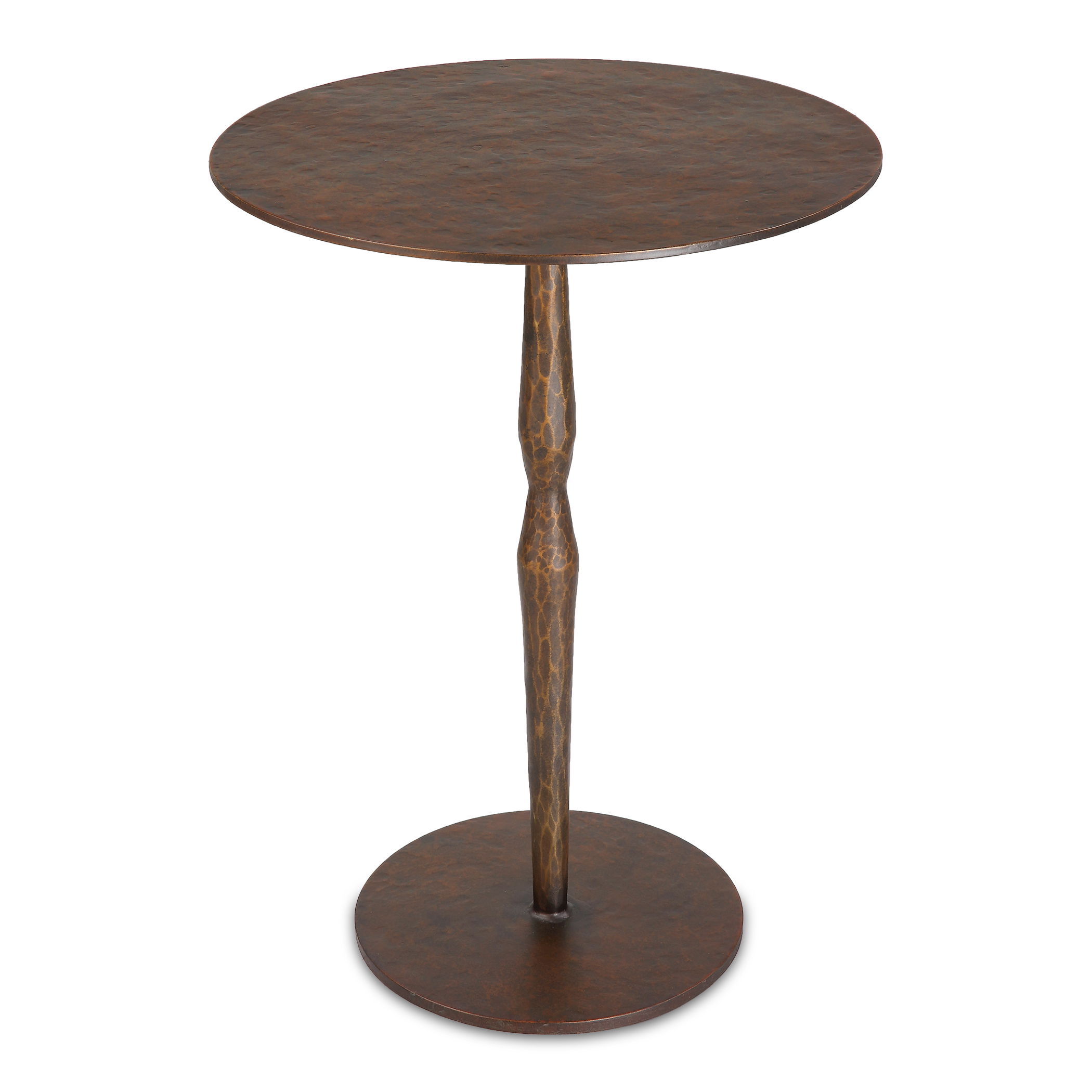 Industria Copper Bronze Accent Table large image 