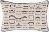 Wax that Stache Lumbar Pillow thumbnail 0