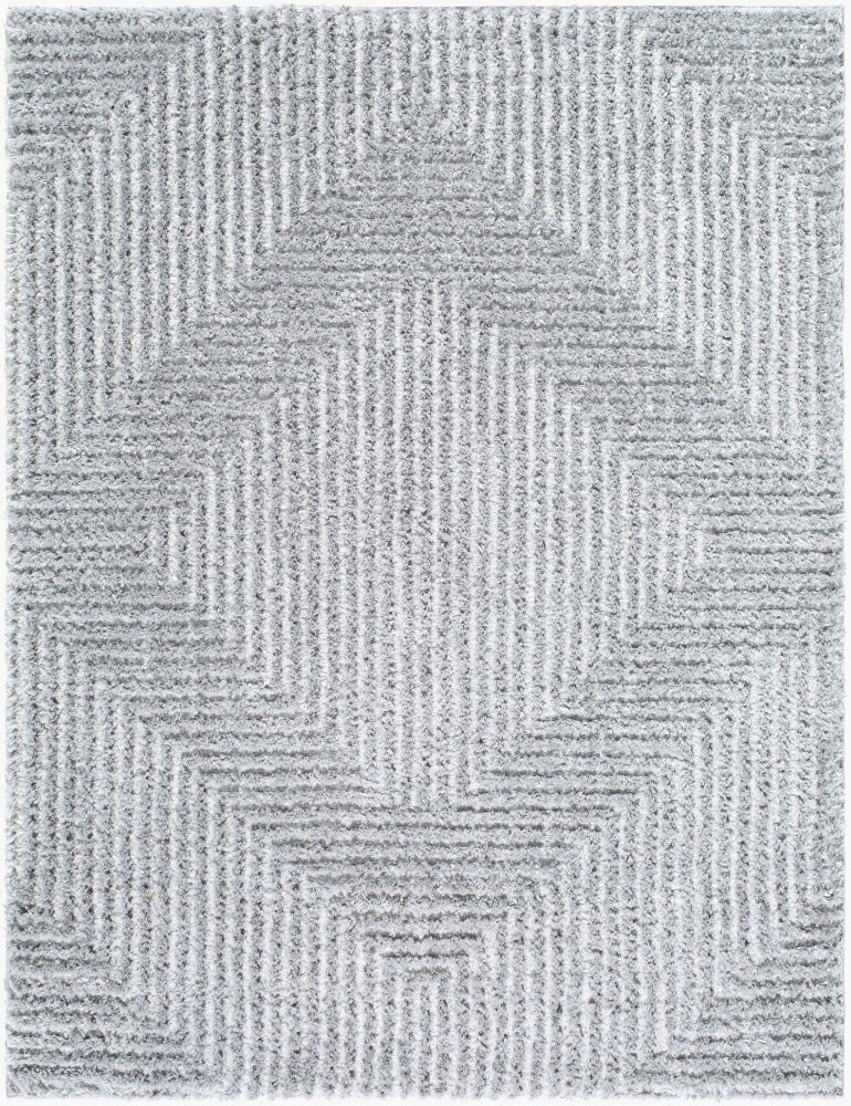 Nomadic Machine Woven Rug, by Surya, 1'3.75" length x 1'3.75" width
