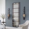 Falconara Metal Wall Sconce, Sculptural Wall Art by Uttermost, 13" width x 39" height x 8" depth thumbnail 2