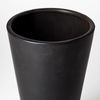 Laforge Black Ceramic Vase, by Mercana, 5.51" length x 5.51" width x 9.45" height thumbnail 8