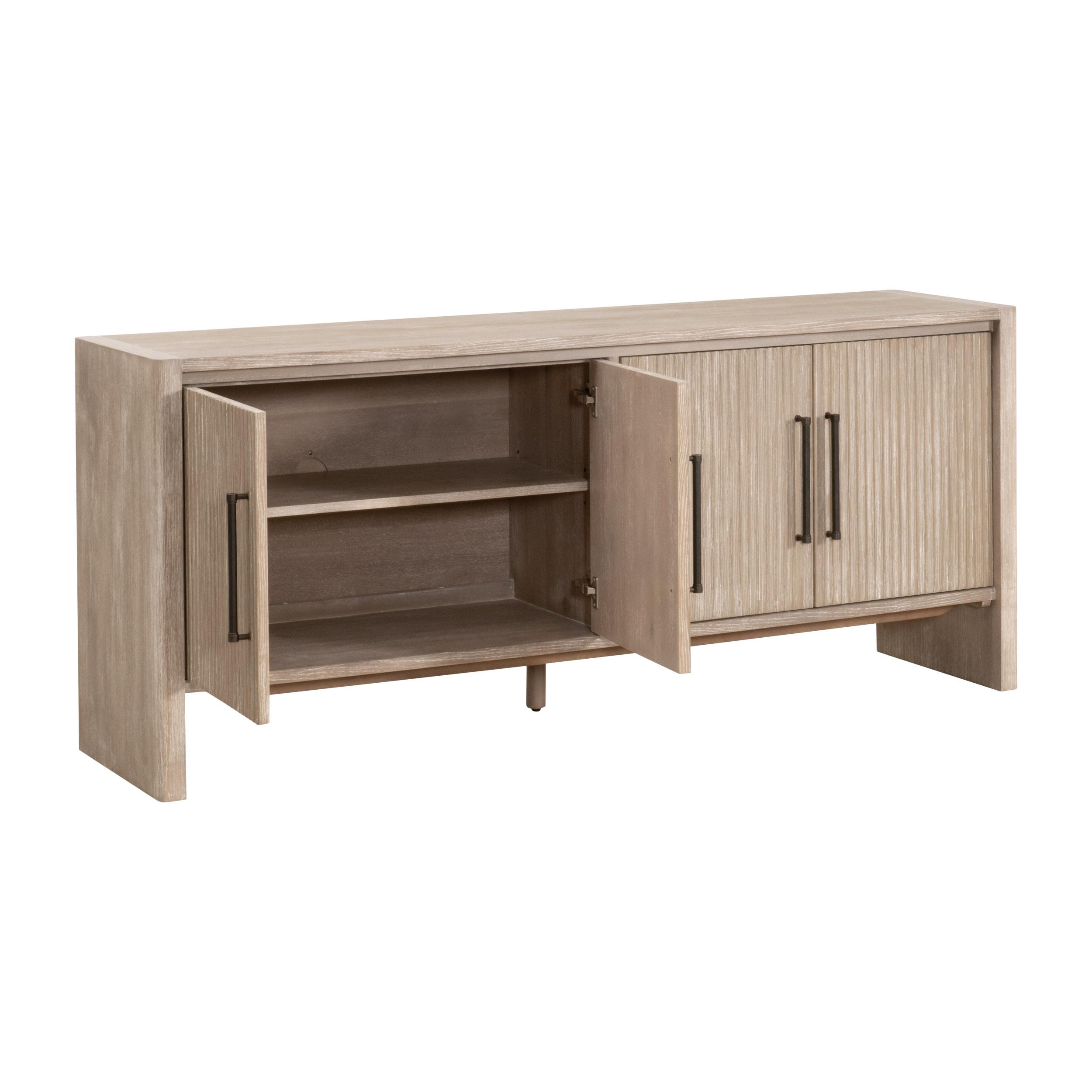 Halloway Media Sideboard, Cabinets & Sideboard by Essentials for Living, 74" width x 32" height x 18.5" depth View 8
