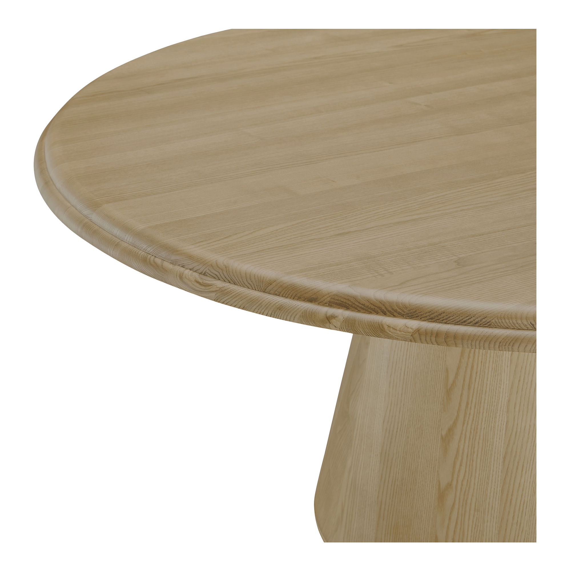 Tutto Dining Table Natural, by Moe's Home, 60" width x 30" height x 60" depth View 4