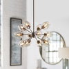Chet 12 Light Sputnik Chandelier, by Uttermost, 32.5" width x 20" height x 32.5" diameter x 32.5" depth thumbnail 2