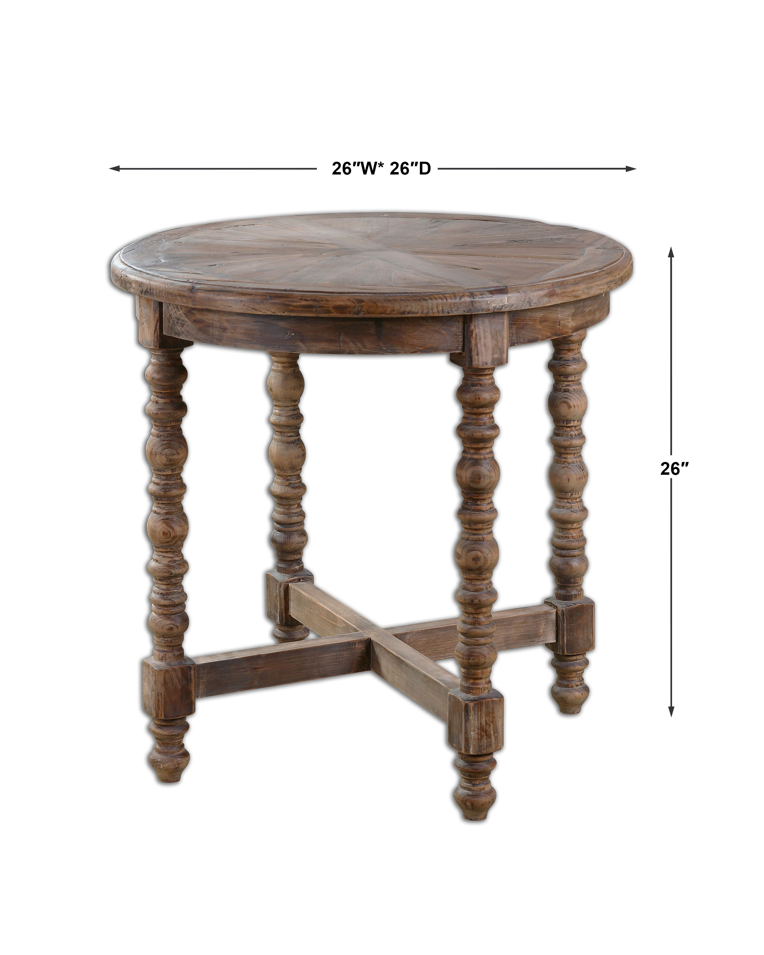 Samuelle Wooden End Table large image 