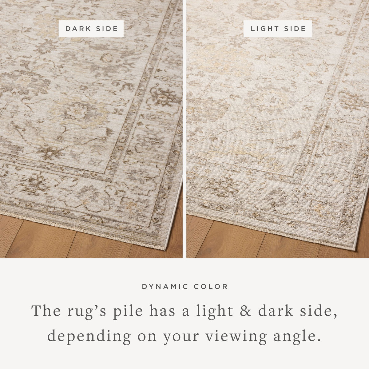 Magnolia Home by Joanna Gaines x Loloi Pace Rug, 1'6" length x 1'6" width View 4
