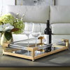 Balkan Mirrored Tray, Decorative Tray by Uttermost, 24.25" width x 4.5" height x 14.5" depth thumbnail 2