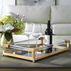 Balkan Mirrored Tray, Decorative by Uttermost, 24.25" width x 4.5" height x 14.5" depth thumbnail 2