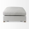 Valence  Light Gray Full Size Ottoman Sectional Piece, Sectional Sofa by Mercana, 38.58" length x 38.58" width x 17.72" height thumbnail 5