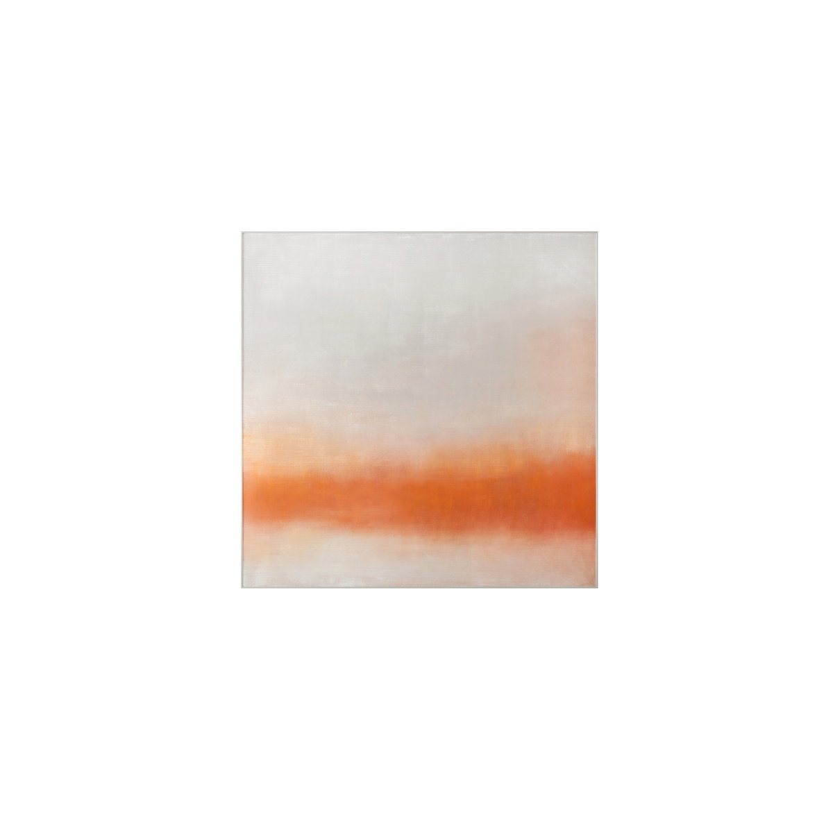Morning Light Framed Painting Soft Orange, by Moe's Home, 48" width x 48" height x 1.75" depth View 1