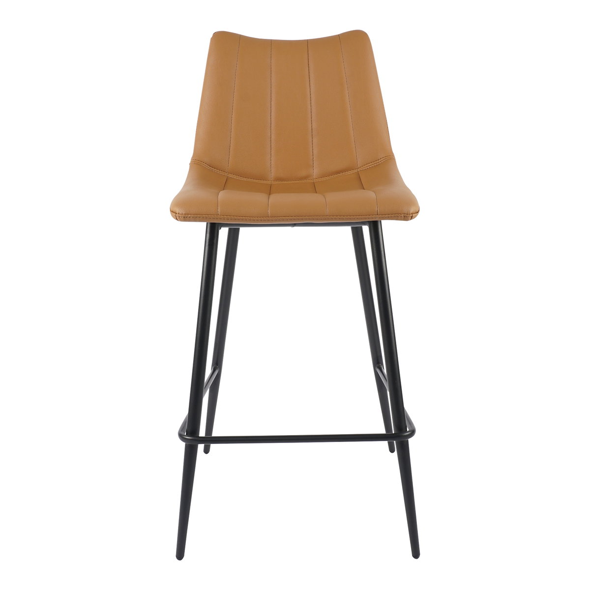 Alibi Counter Stool Tan - Set Of Two, Counter & Bar Stool by Moe's Home, 17.7" width x 37" height x 20" depth View 4