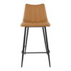 Alibi Counter Stool Tan - Set Of Two, Counter & Bar Stool by Moe's Home, 17.7" width x 37" height x 20" depth thumbnail 4