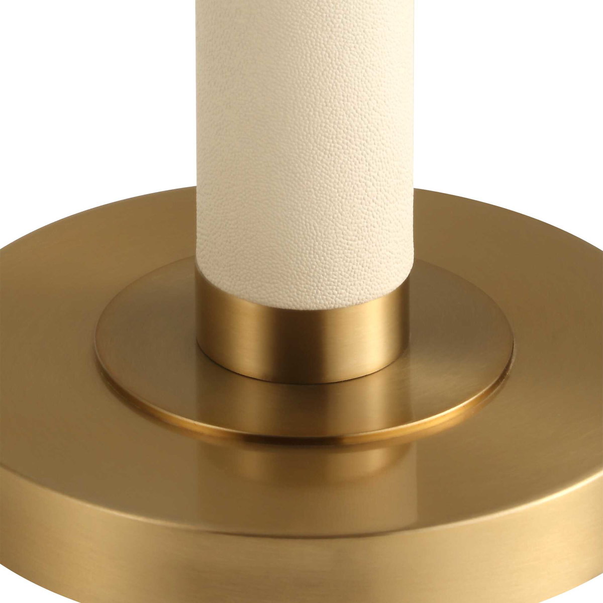Wessex White Floor Lamp, by Uttermost, 17" width x 65.75" height x 17" depth View 7