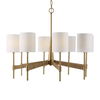 Lautoka Rattan 8 Light Chandelier, Ceiling Light by Uttermost, 32" width x 26" height x 32" diameter x 32" depth thumbnail 9