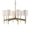 Lautoka Rattan 8 Light Chandelier, Pendant by Uttermost, 32" width x 26" height x 32" diameter x 32" depth thumbnail 9