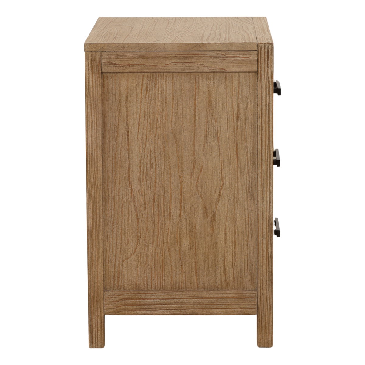 Emmalyn Nightstand Light Warm Wash, by Dovetail, 27" width x 30" height x 18" depth View 3