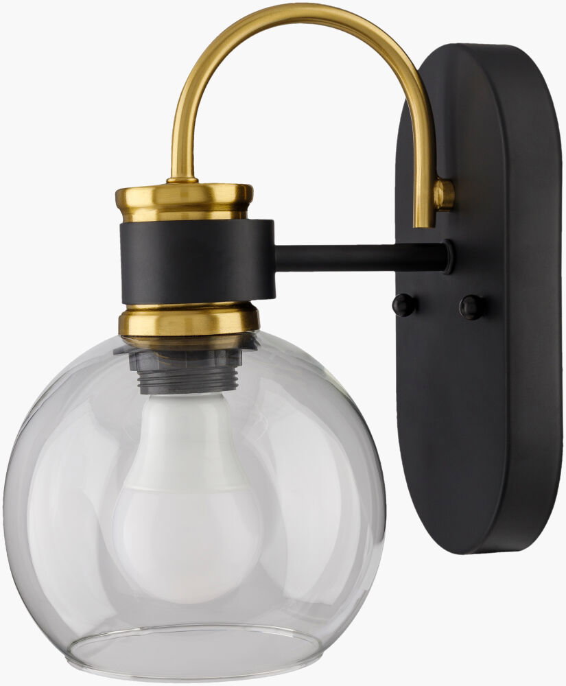 Kwiete Wall Sconce, by Surya, 11" length x 6" width x 9" height