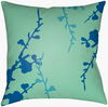 Chinoiserie Floral Accent Pillow thumbnail 0