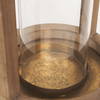 Andy II Small Natural Wood Cylindrical Lantern, Lighting by Mercana, 8.27" length x 8.27" width x 25.59" height thumbnail 10