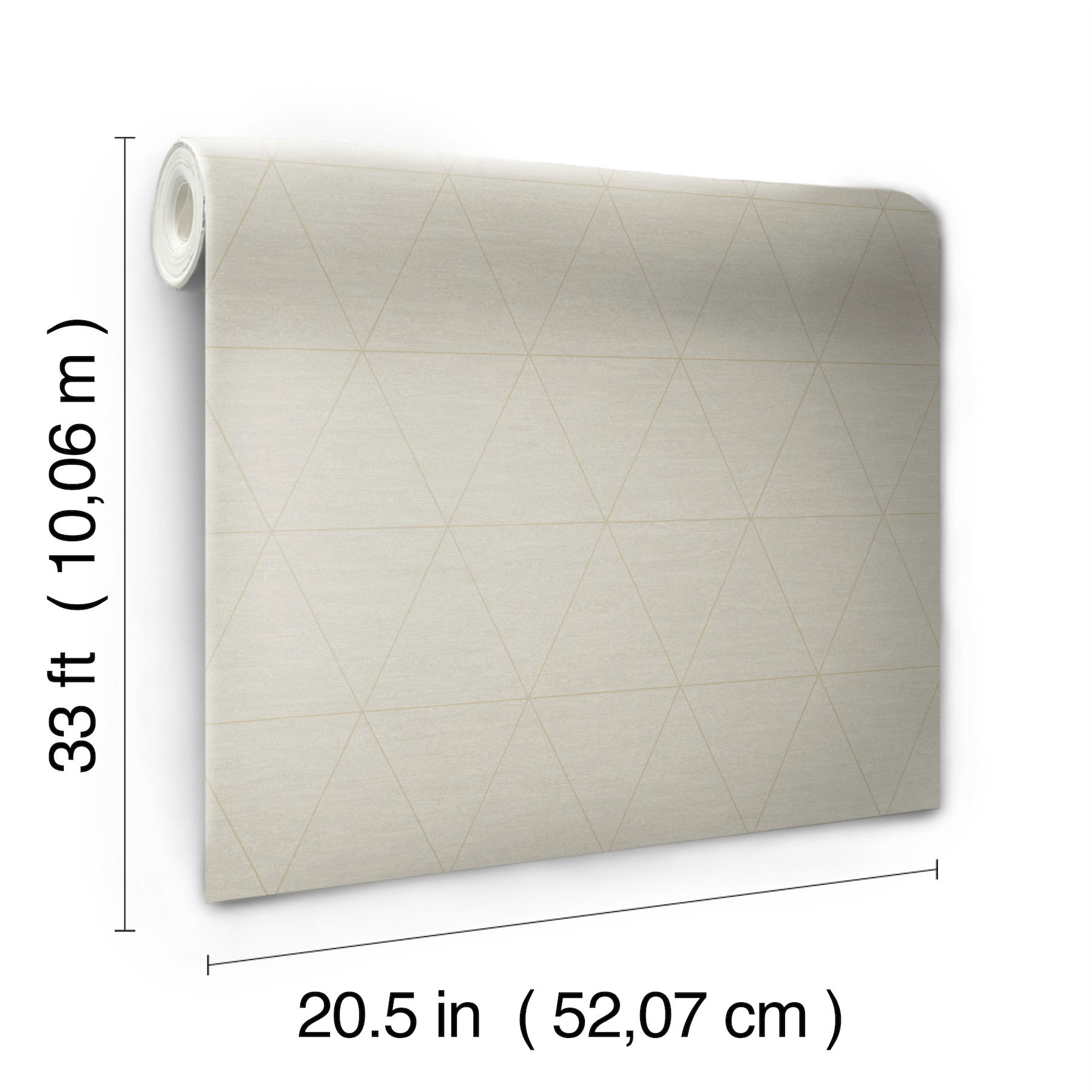 Ridge Taupe Wallpaper large image 