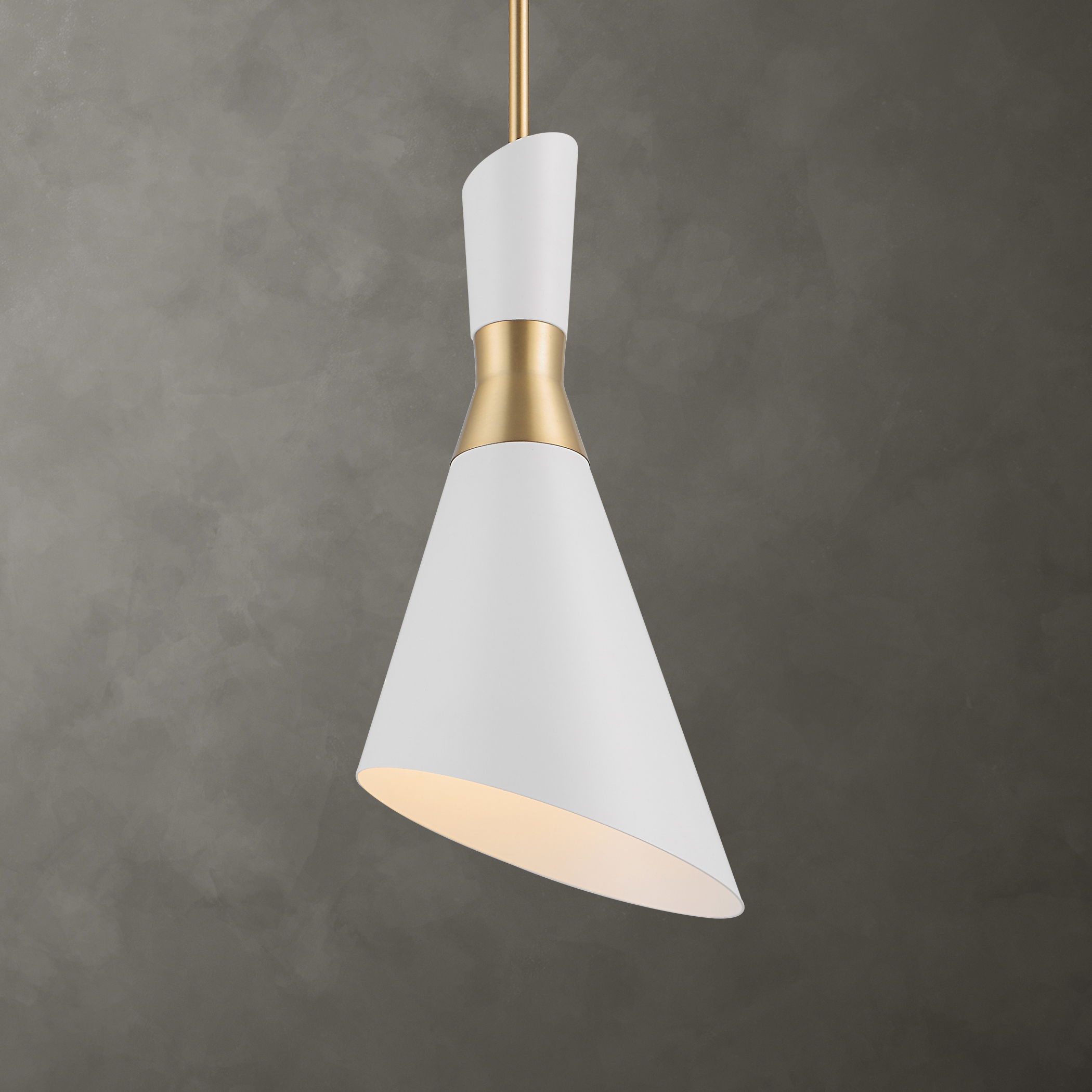 Eames 1 Light Modern Mini Pendant large image 