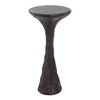 Milan Outdoor Dark Bronze Drink Table, Outdoor Table by Uttermost, 11.75" width x 1'10" height x 10.75" depth thumbnail 5
