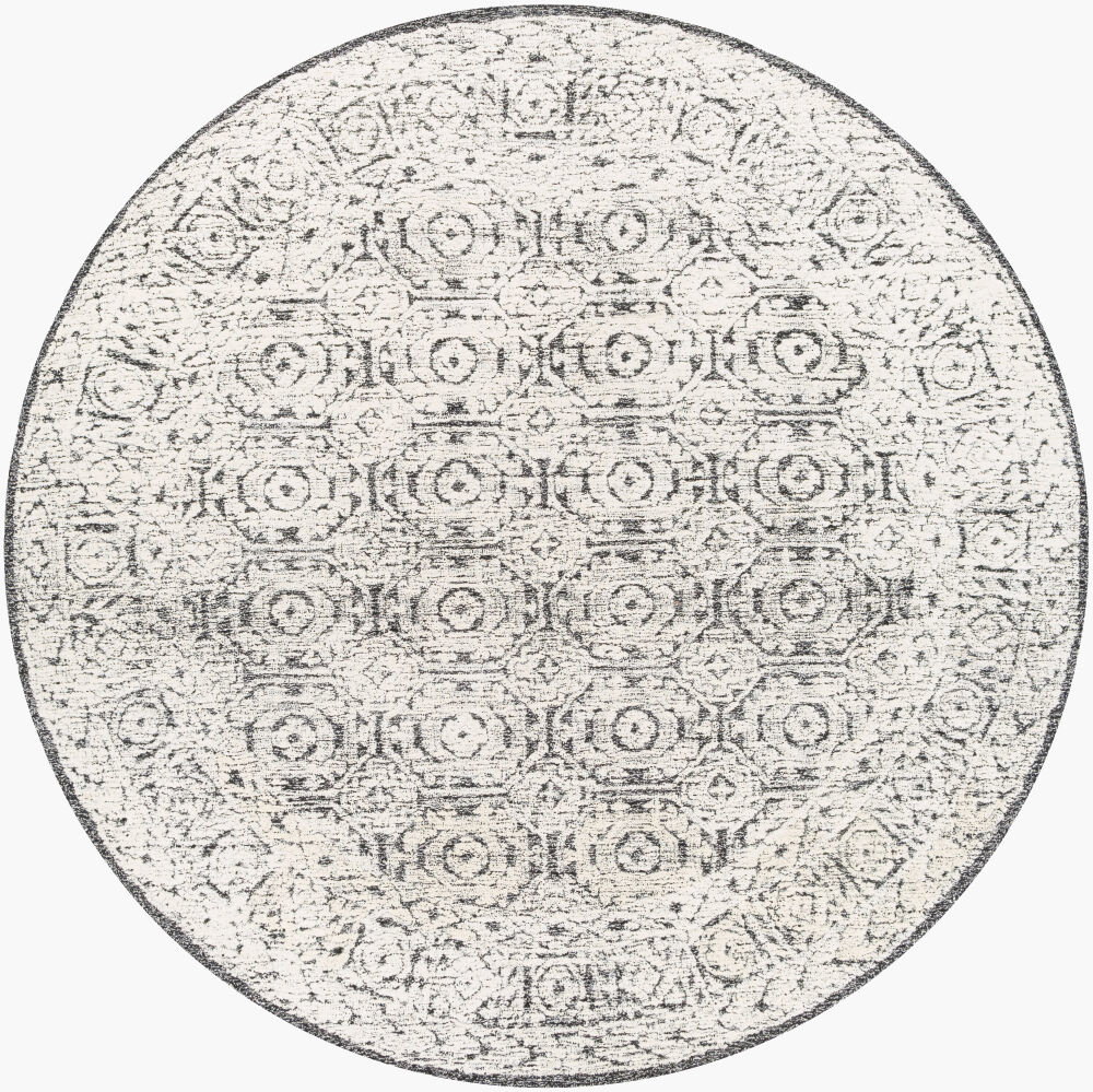 Louvre Handmade Rug, by Surya, 8' length x 8' width
