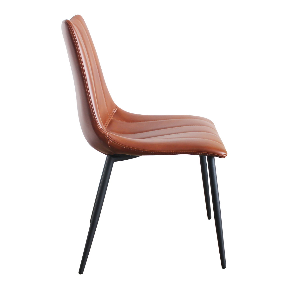 Alibi Dining Chair Brown - Set Of Two, by Moe's Home, 18" width x 33" height x 20" depth View 5
