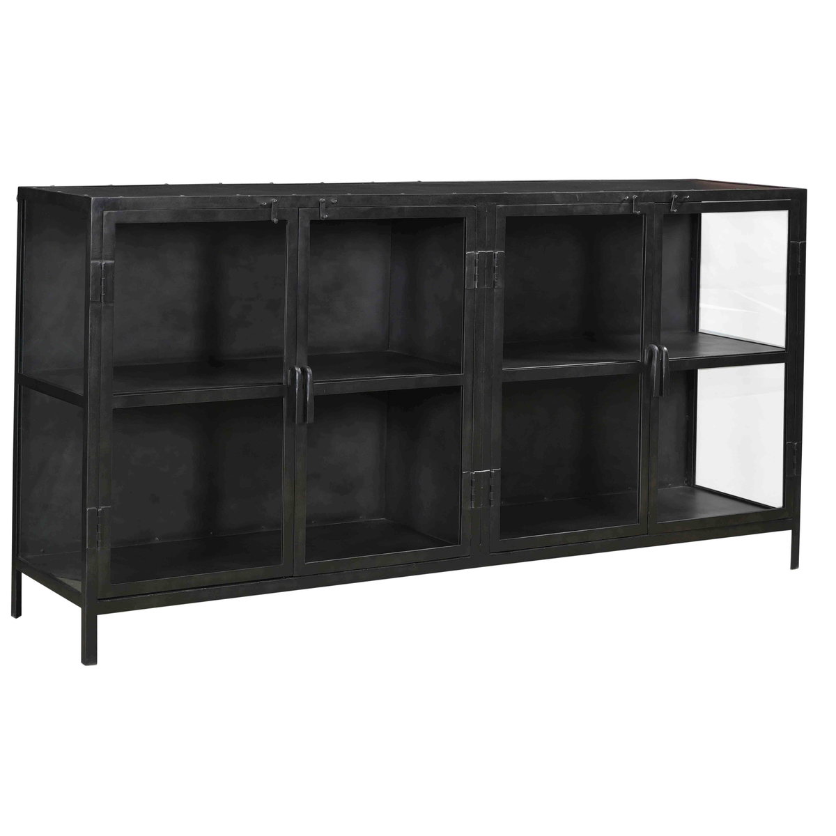 Bevens Sideboard, Sideboards & Buffet by Dovetail, 72" width x 36" height x 16" depth View 1