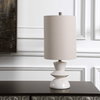 Stevens Bleached Wood Buffet Lamp, Table Lamp by Uttermost, 10" width x 23.5" height x 10" depth thumbnail 4