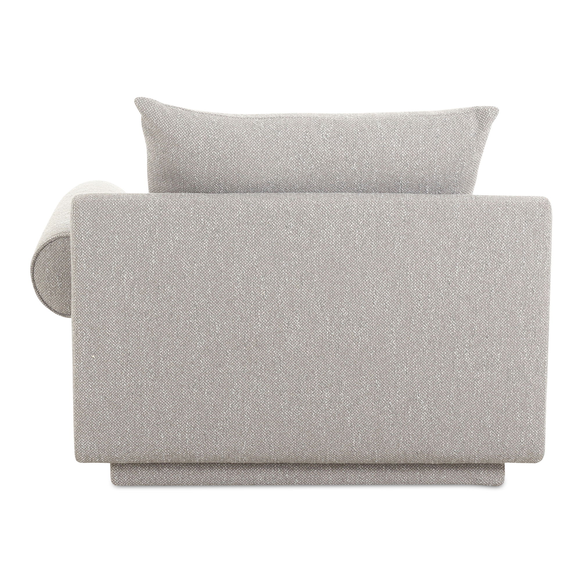 Rosello Right Arm Facing Chair Light Grey large image 