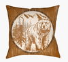 Lodge Cabin Floor Pillow, Decorative Pillow by Surya, 26" length x 26" width thumbnail