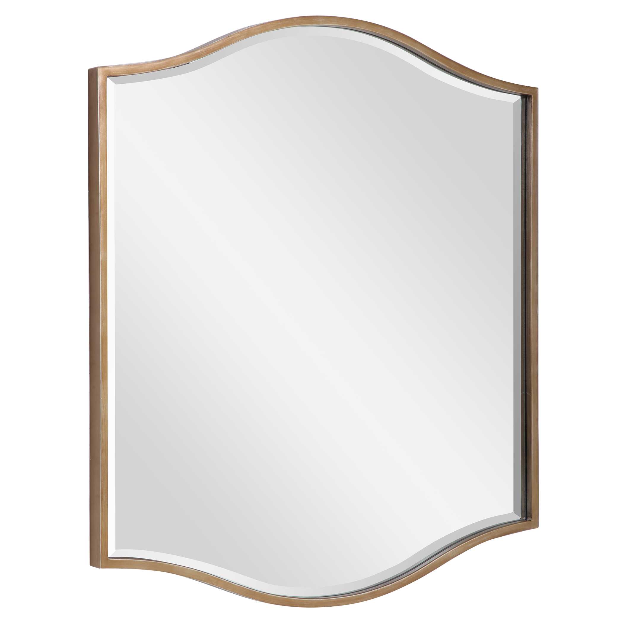 Cerise Gold Mirror, by Uttermost, 36" width x 40.75" height x 1.5" depth View 5