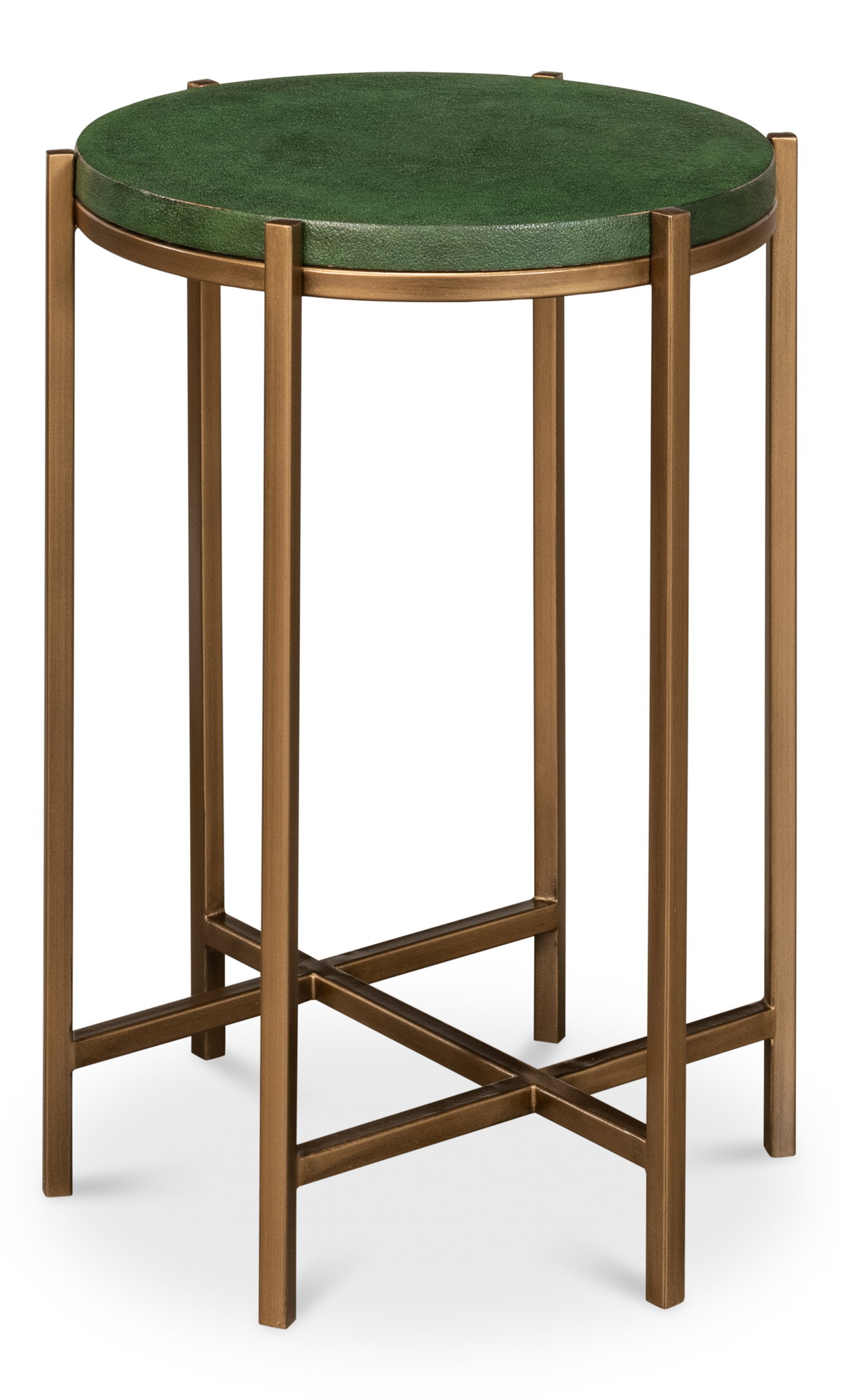 Hobart Side Table, by Sarreid, 1'4" length x 1'4" width x 1'9" height View 1