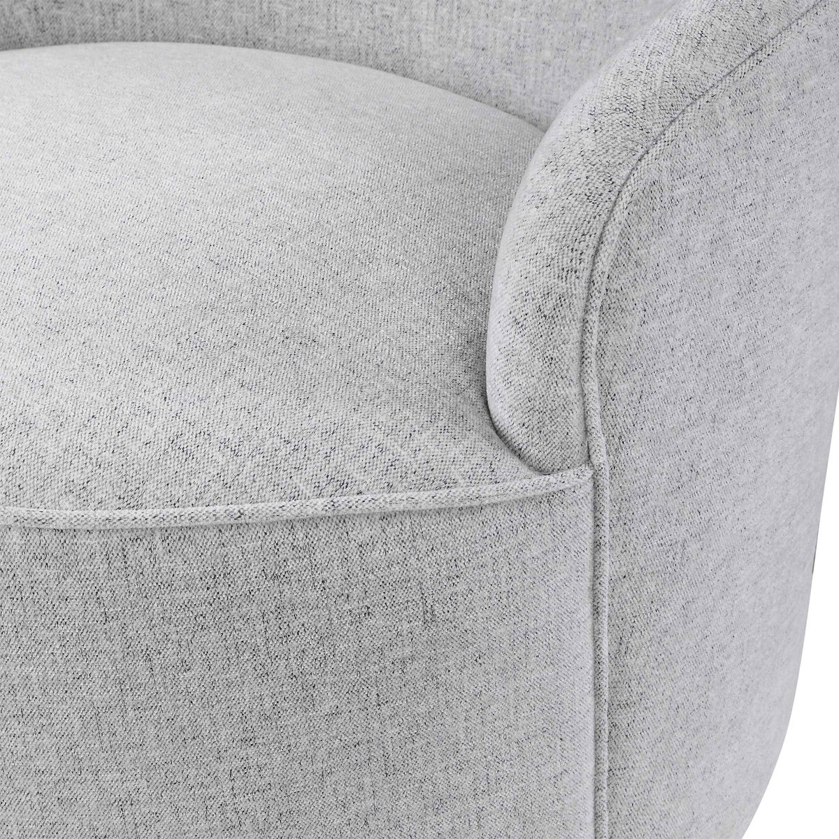 Hobart Casual Swivel Chair, Accent Chair by Uttermost, 28" width x 30" height x 28" depth View 9