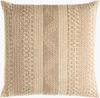 Washed Waffle Accent Pillow Down, Decorative Pillow by Surya, 20" length x 20" width thumbnail