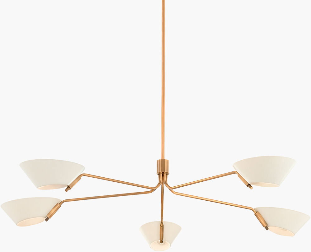 Valenne Chandelier, by Surya, 63" length x 63" width x 9" height